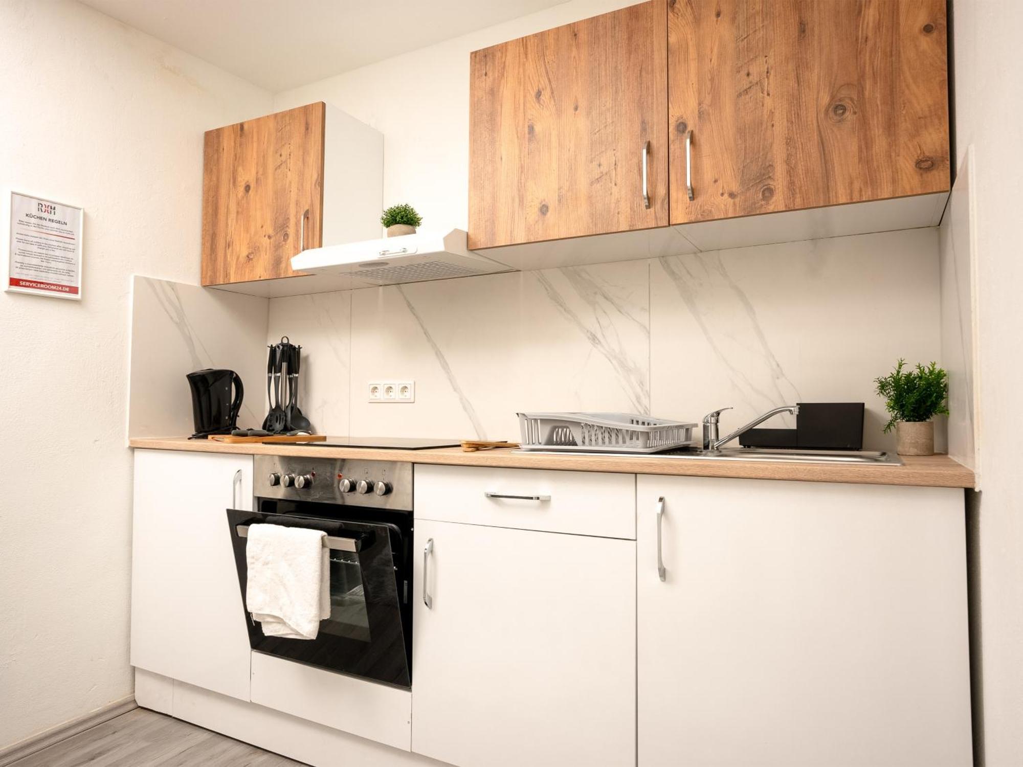 Serviceroom24 - Apartment 4 In Herten Wlan - Smart-Tv - 24-7 Check-In Und Kueche מראה חיצוני תמונה